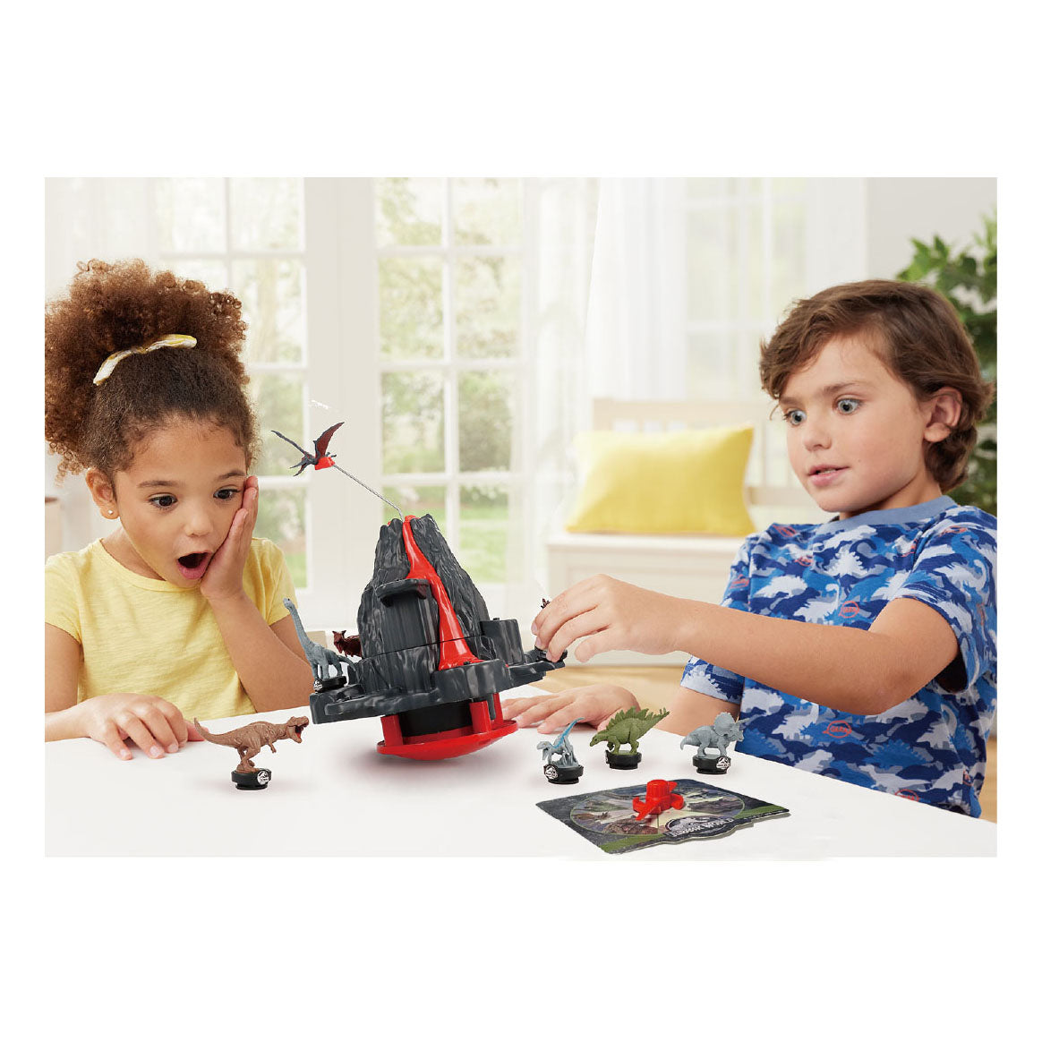 Epoch spel jurassic world wankelende vulkaan