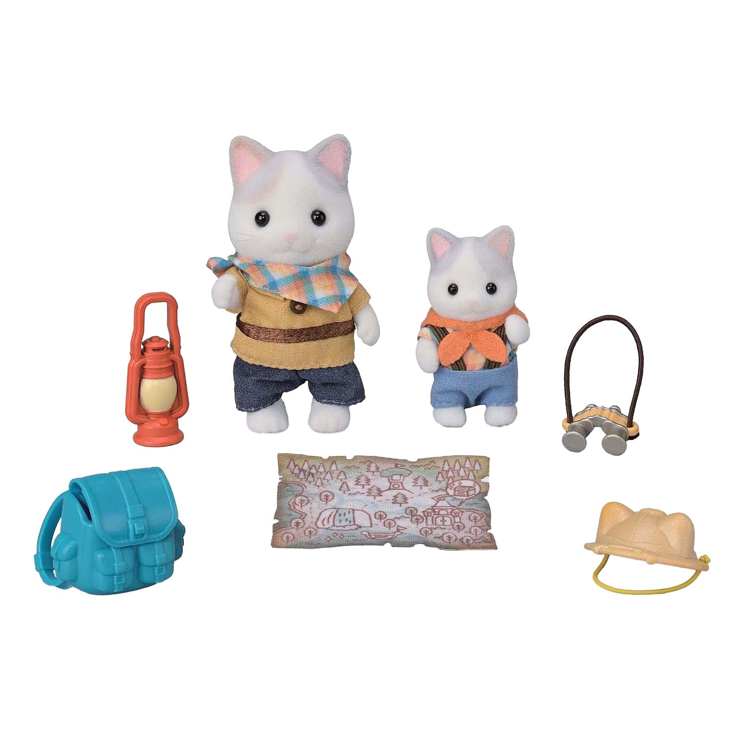 Epoch sylvanian families 5763 duo avonturies latte kat broer en baby
