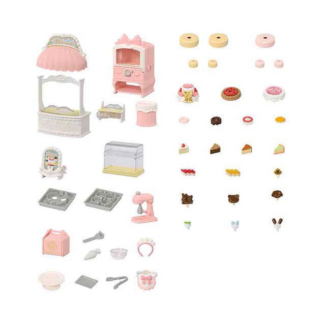 Sylvanian families 5807 cake shop voor startershuis