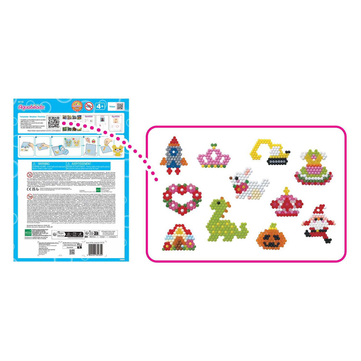 Aquabeads schoolbox set - 5000 parels