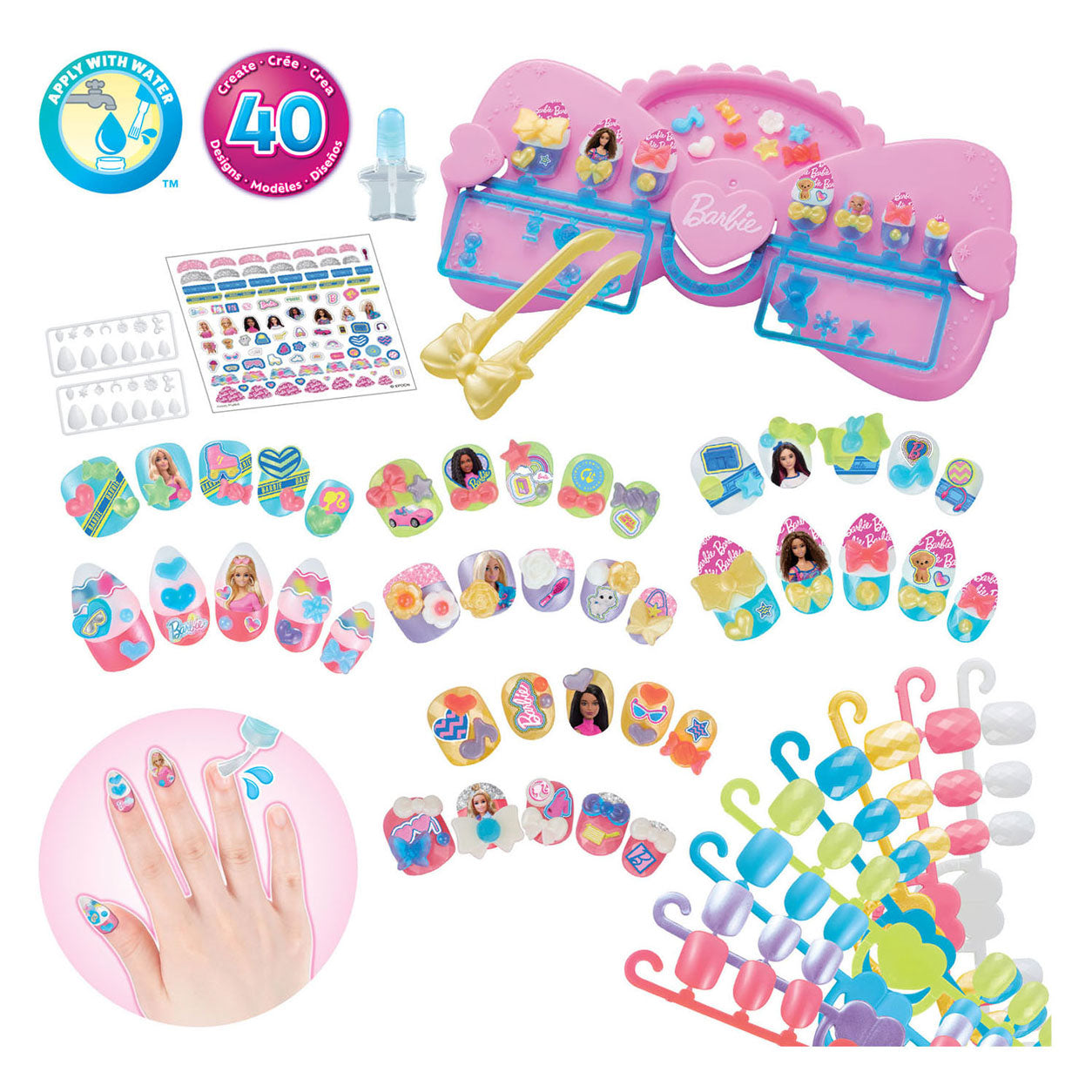 Aquabeads nagelstudio barbie designer kit
