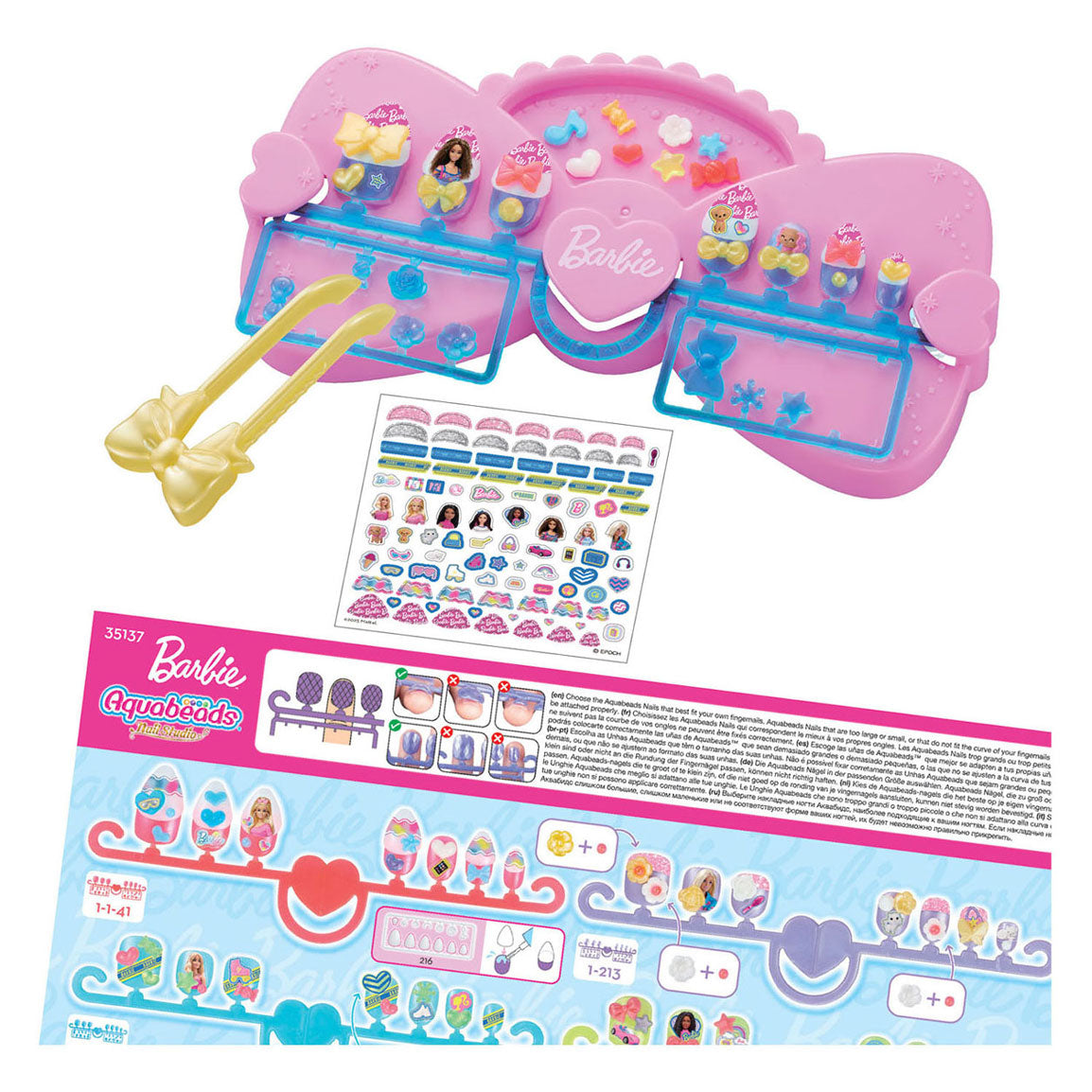Aquabeads nagelstudio barbie designer kit