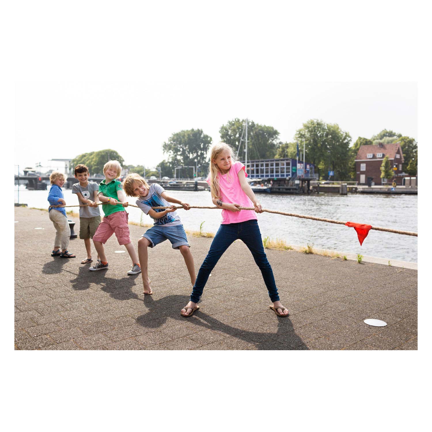 Bs speelgoed touwtrekken 10 meter - buitenspel