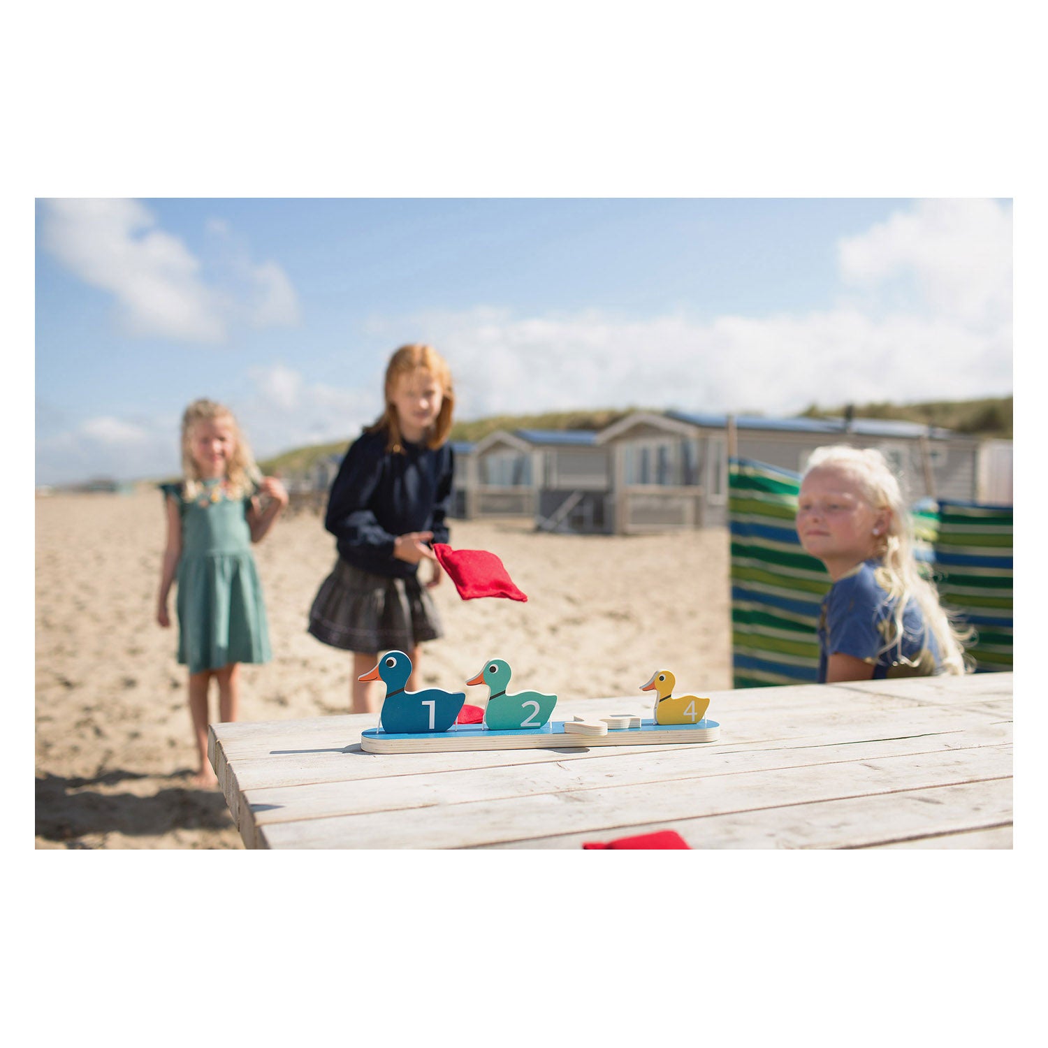 Bs toys eendjes op rij - werpspel