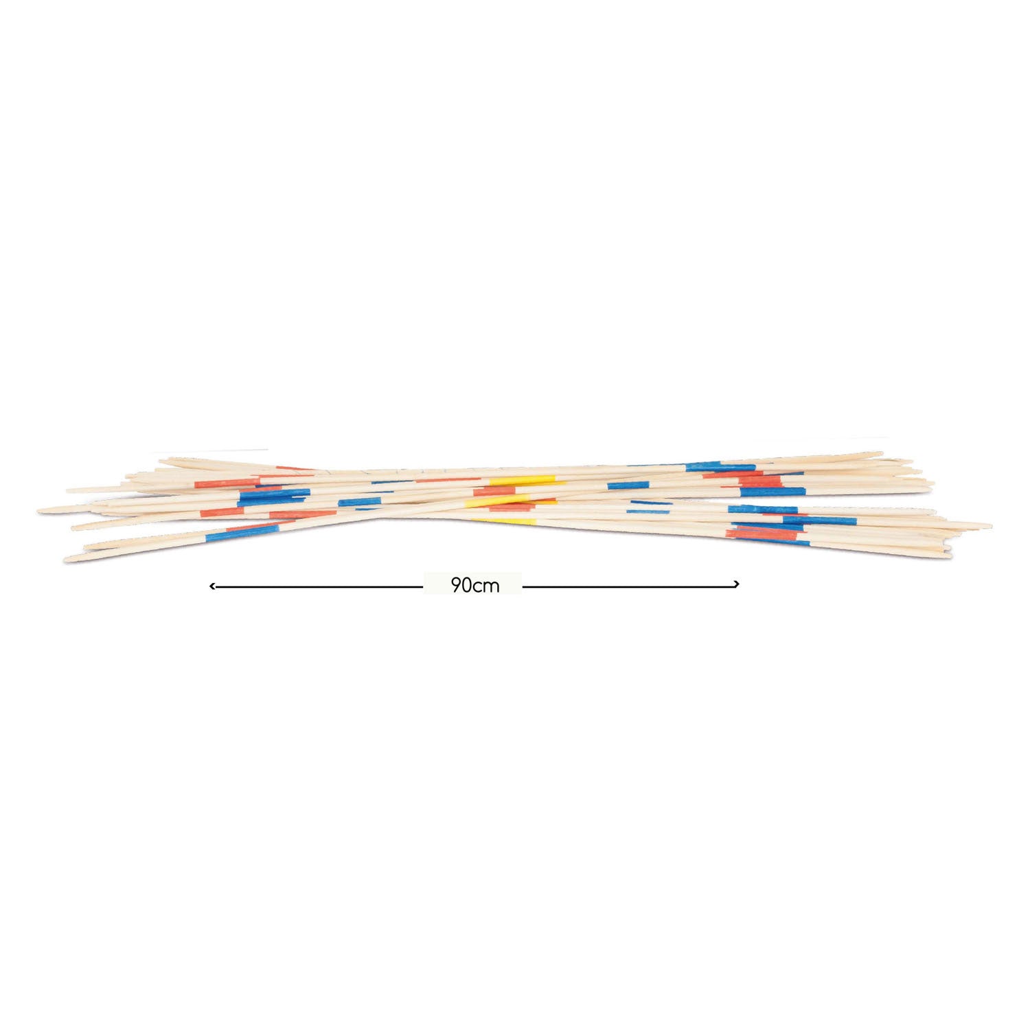 Bs speelgoed mega mikado houten spel, 90dlg.