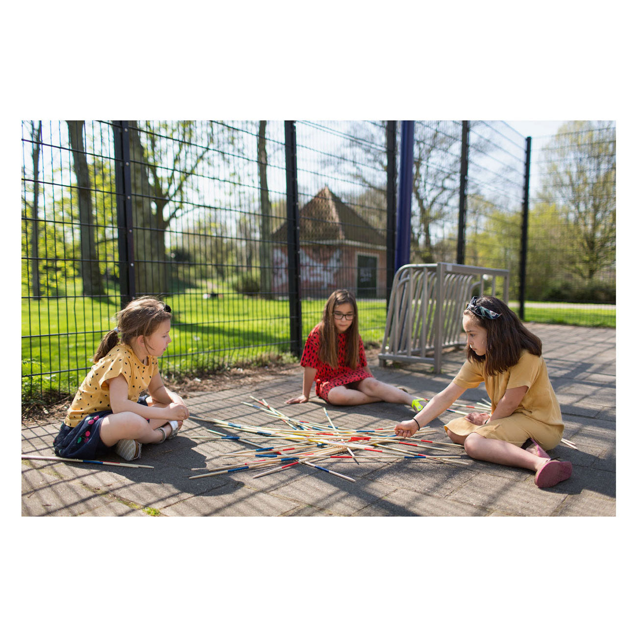 Bs toys mikado - grote stokken - hout - buitenspeelgoed - familiespel - cadeau kind