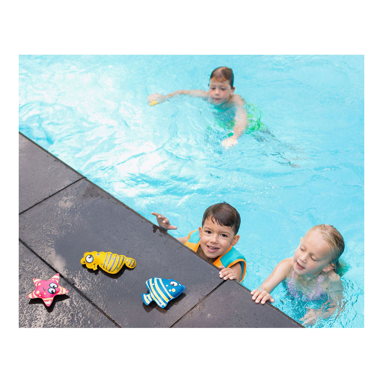 Bs speelgoed duikspeelgoed zeedieren gevuld met zand, 3st.