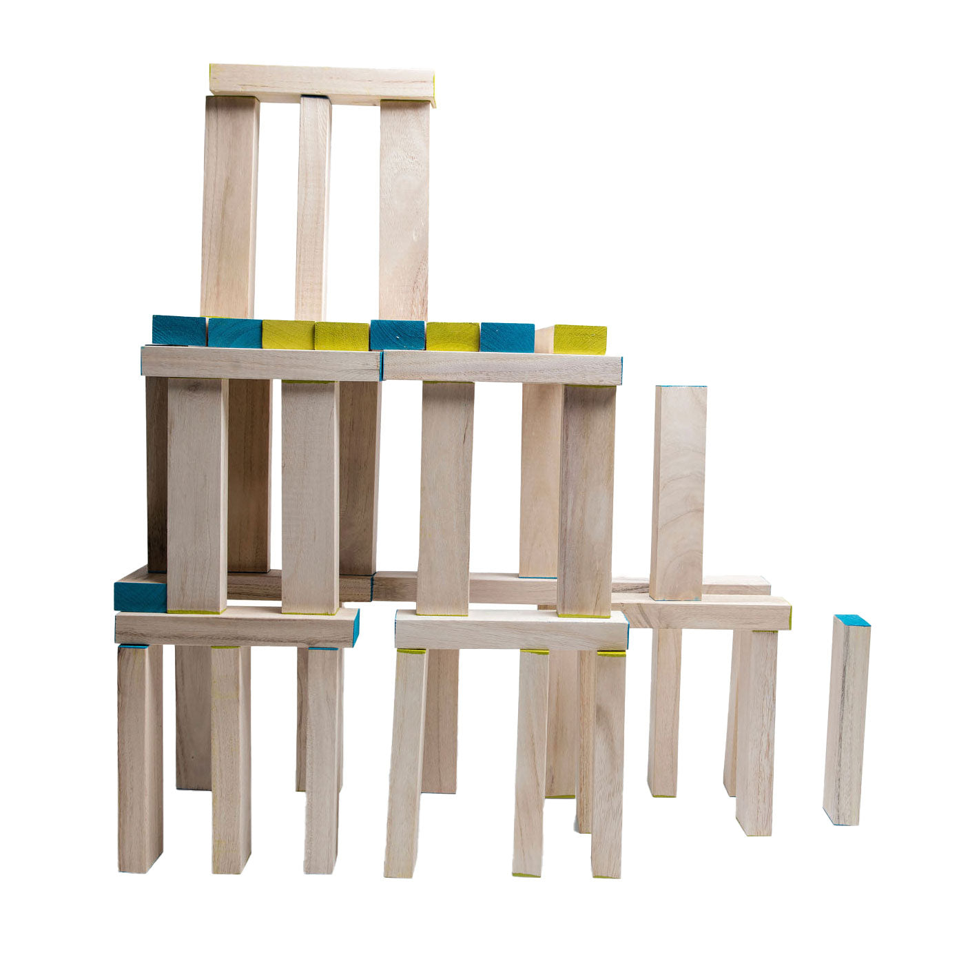 Bs speelgoed mega houten wiebeltoren spel, 61dlg.