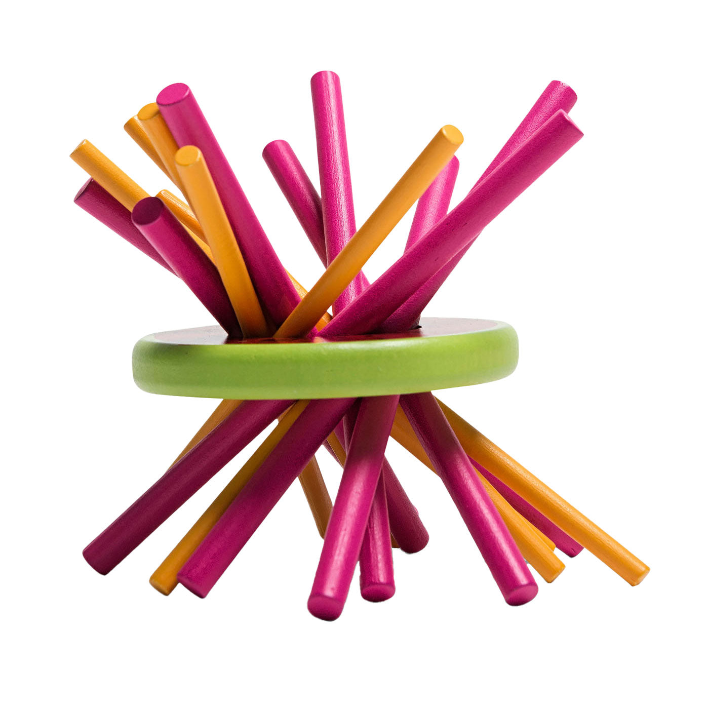 Bs speelgoed mikado meloen houten spel, 31dlg.
