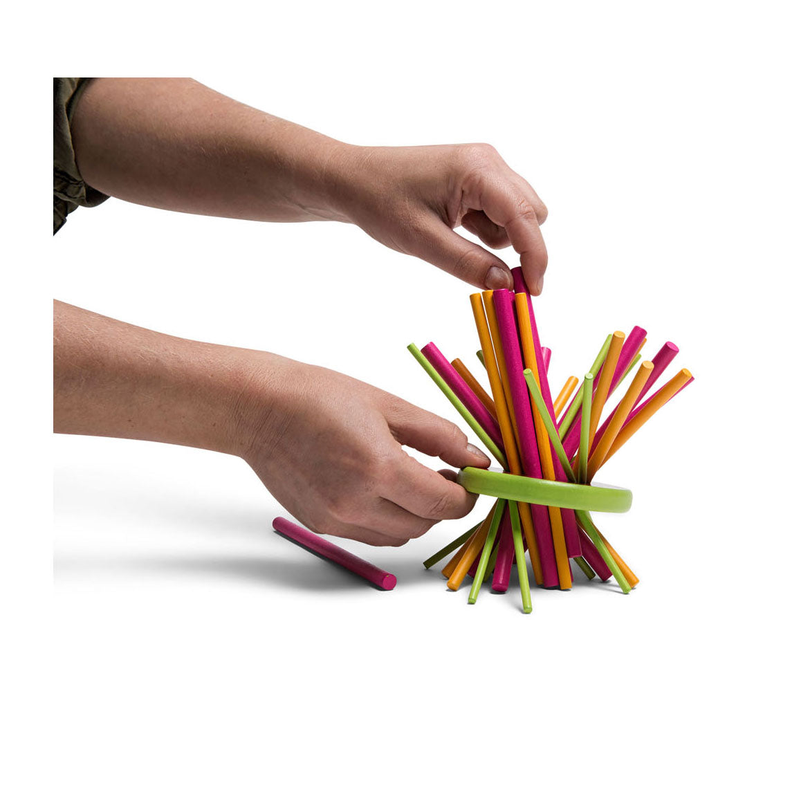 Bs speelgoed mikado meloen houten spel, 31dlg.