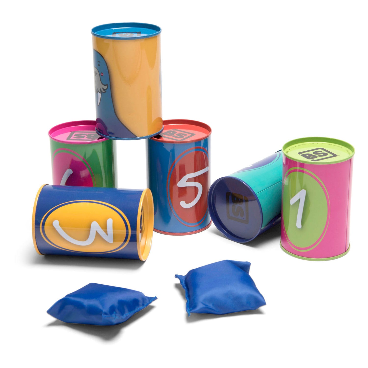 Bs speelgoed blikwerpen wildlife, 9dlg.