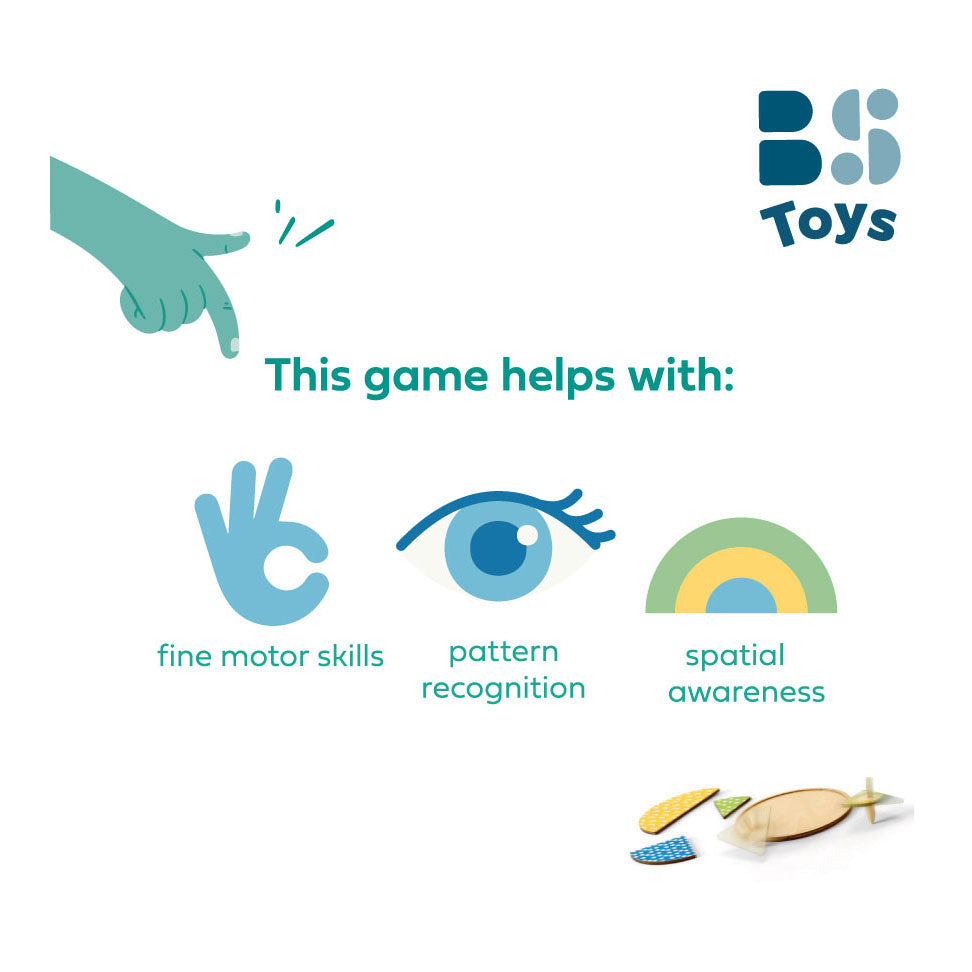 Bs speelgoed draai en match spel