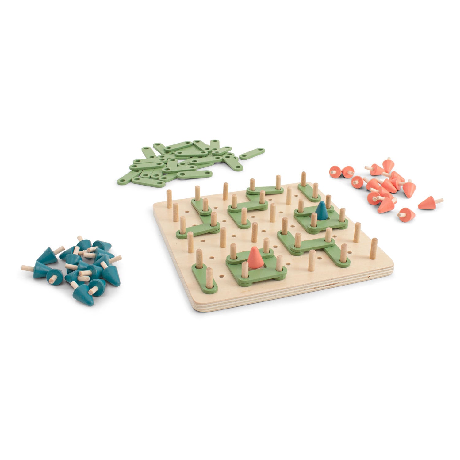 Bs speelgoed dots dozen houten spel