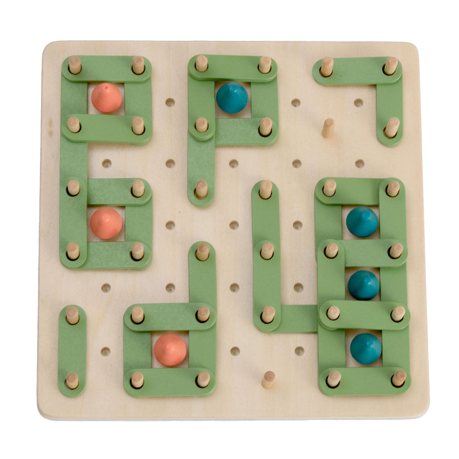 Bs speelgoed dots dozen houten spel