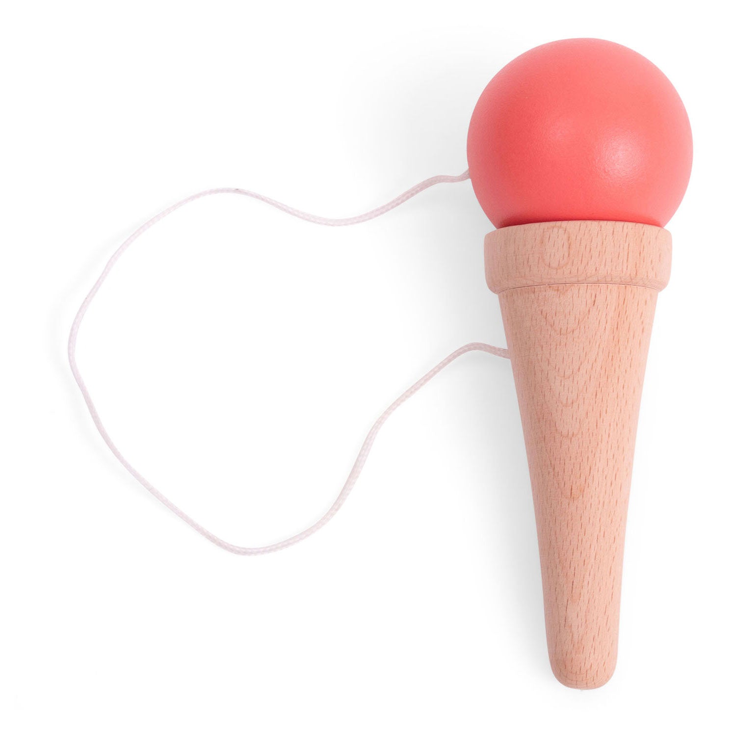 Bs speelgoed houten kendama ijsje vangspel