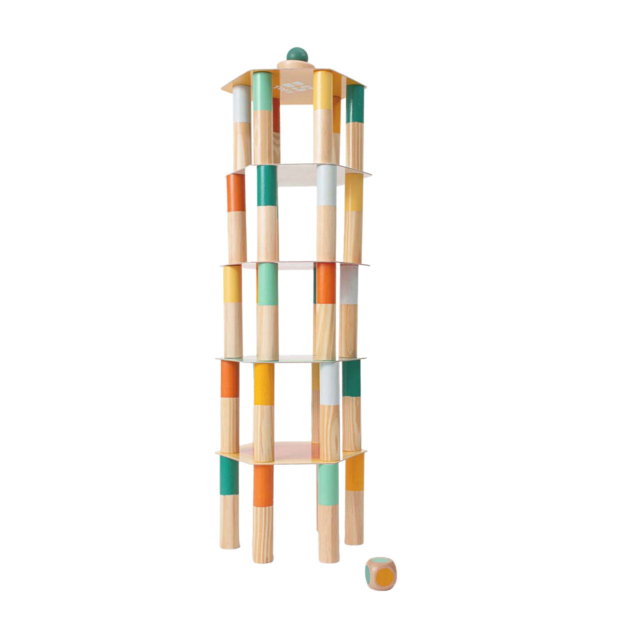 Bs speelgoed mega houten balansspel, 38dlg.