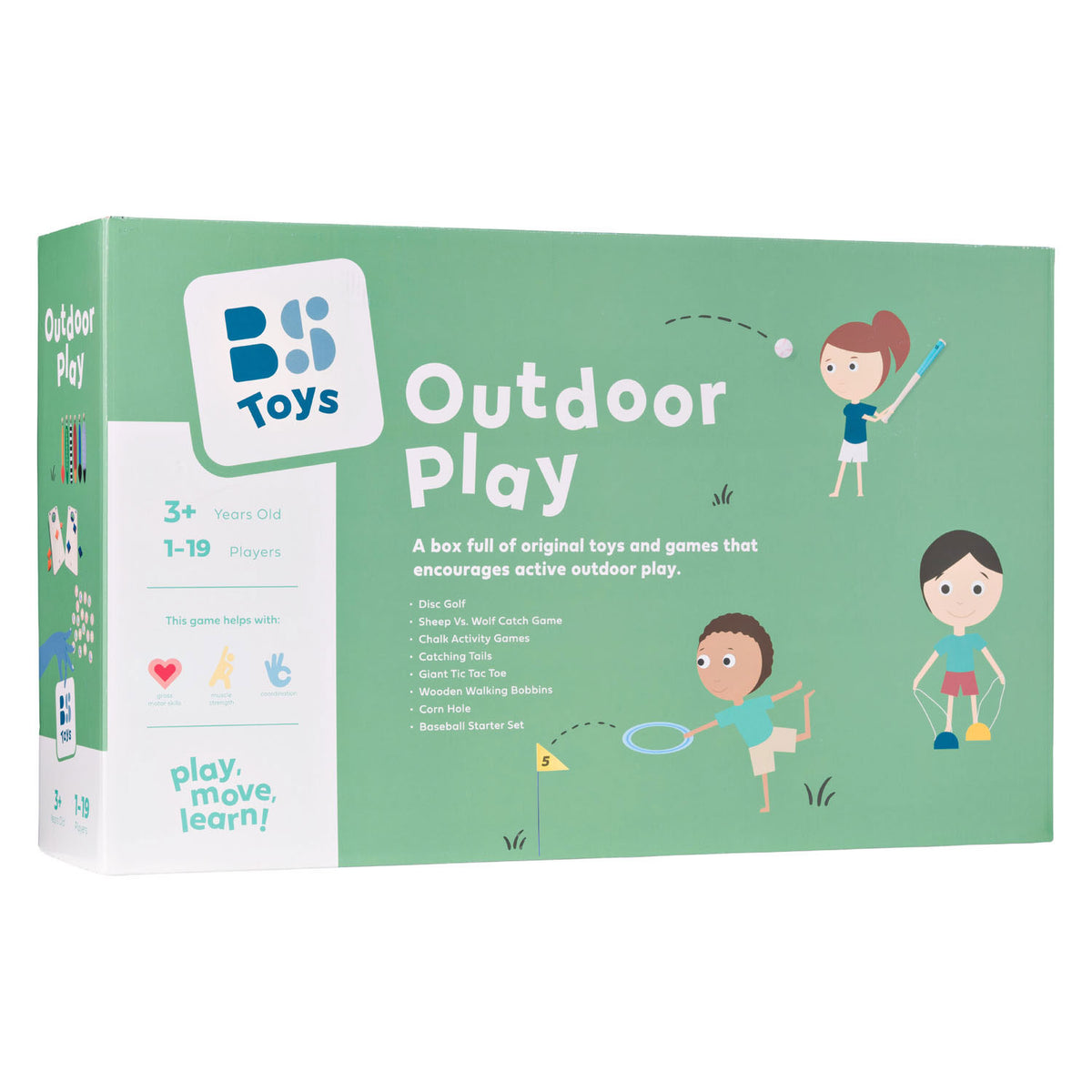 Bs toys bs toys outdoor play spelbundel – 8 actieve buiten- en binnen spellen voor kinderen