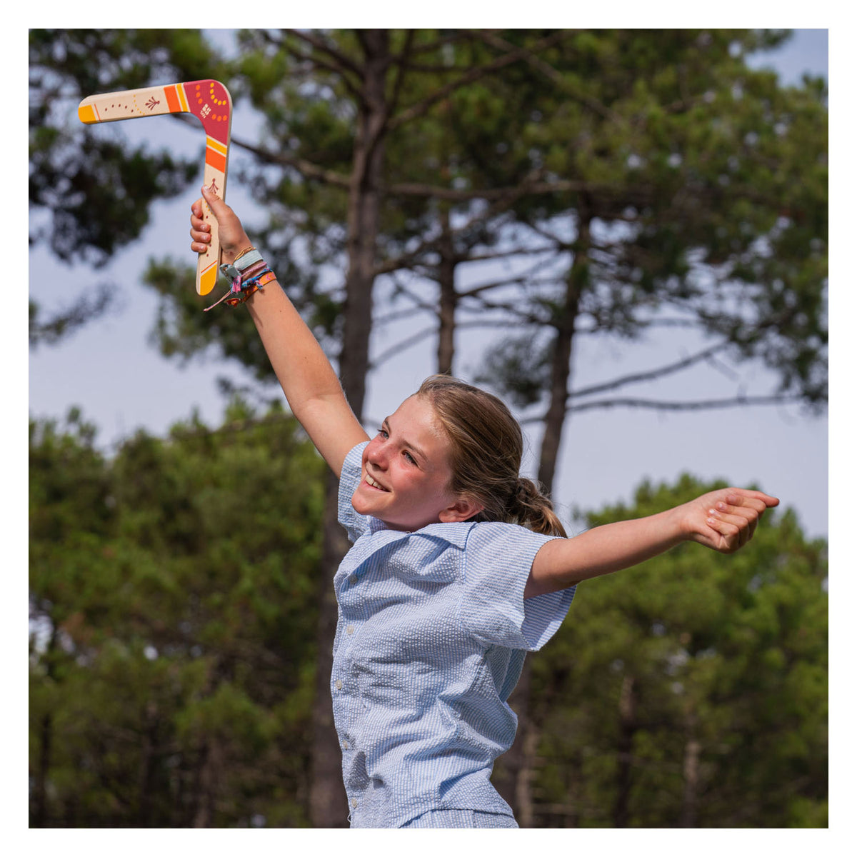 Bs toys – boemerang – buitenspeelgoed – fsc houten boemerang – vanaf 8 jaar