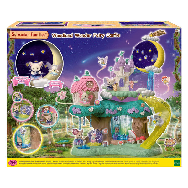 Epoch sylvanian families 5857 bos feeën kasteel- met 2 fluweelzachte speelfiguren