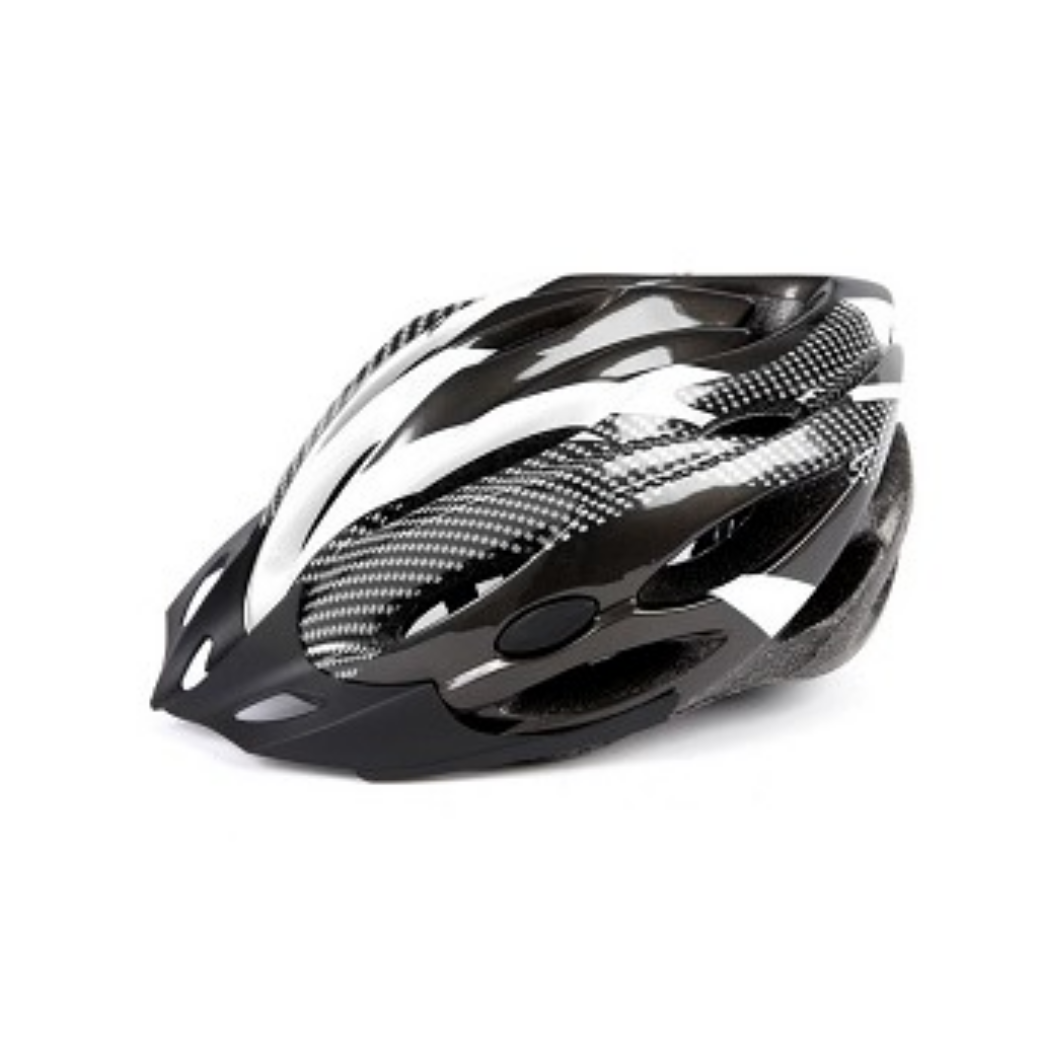 Helm Mirage 54-58cm (SM) carbon zwart-wit verstelbaar