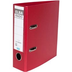 Ordner elba rado plast a5 karton, pp (polypropeen) staand rood 1 stuk