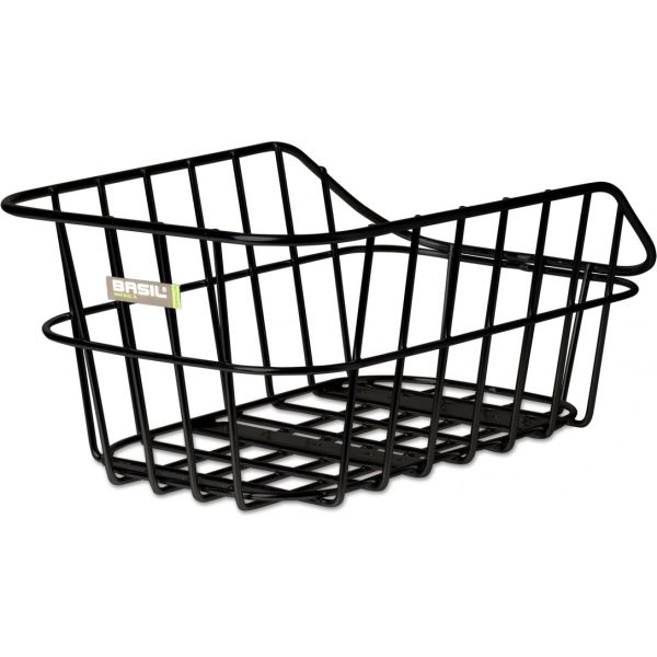 Basil Cento Alu - Bicycle basket - Rear - Black