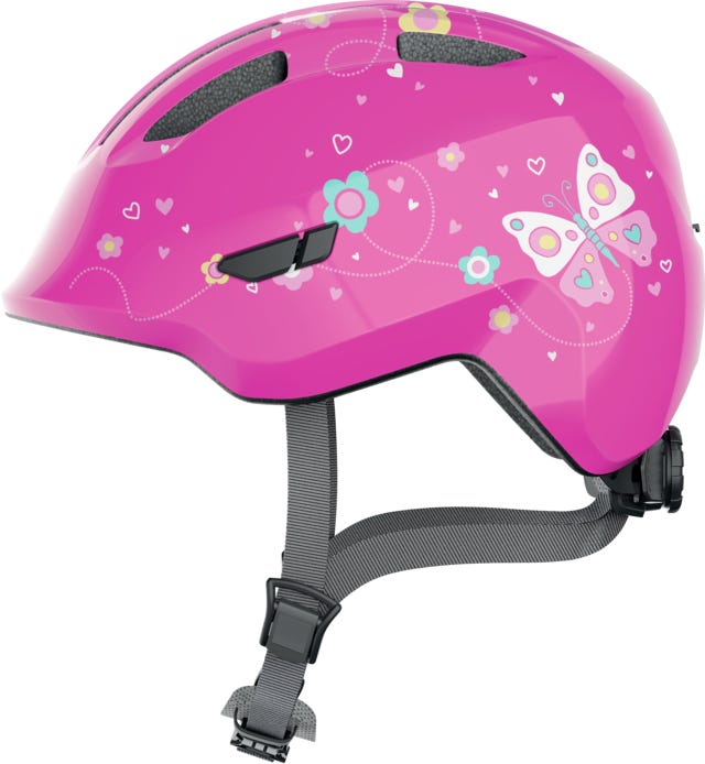Abus helm Smiley 3.0 pink butterfly M 50-55cm