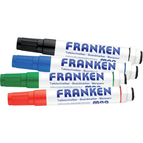 Whiteboard marker franken z1703 1 - 3 mm blauw rood groen zwart