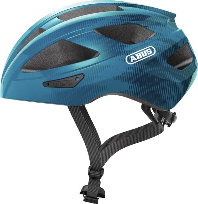 Abus helm MacatGoud steel Blauw L 58-62cm
