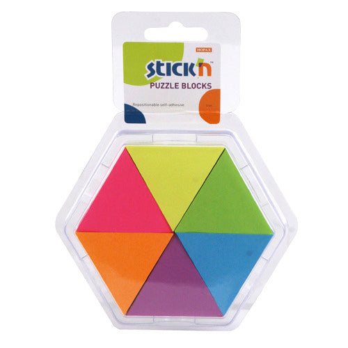 Basis memoblaadjes puzzel 6 kleuren