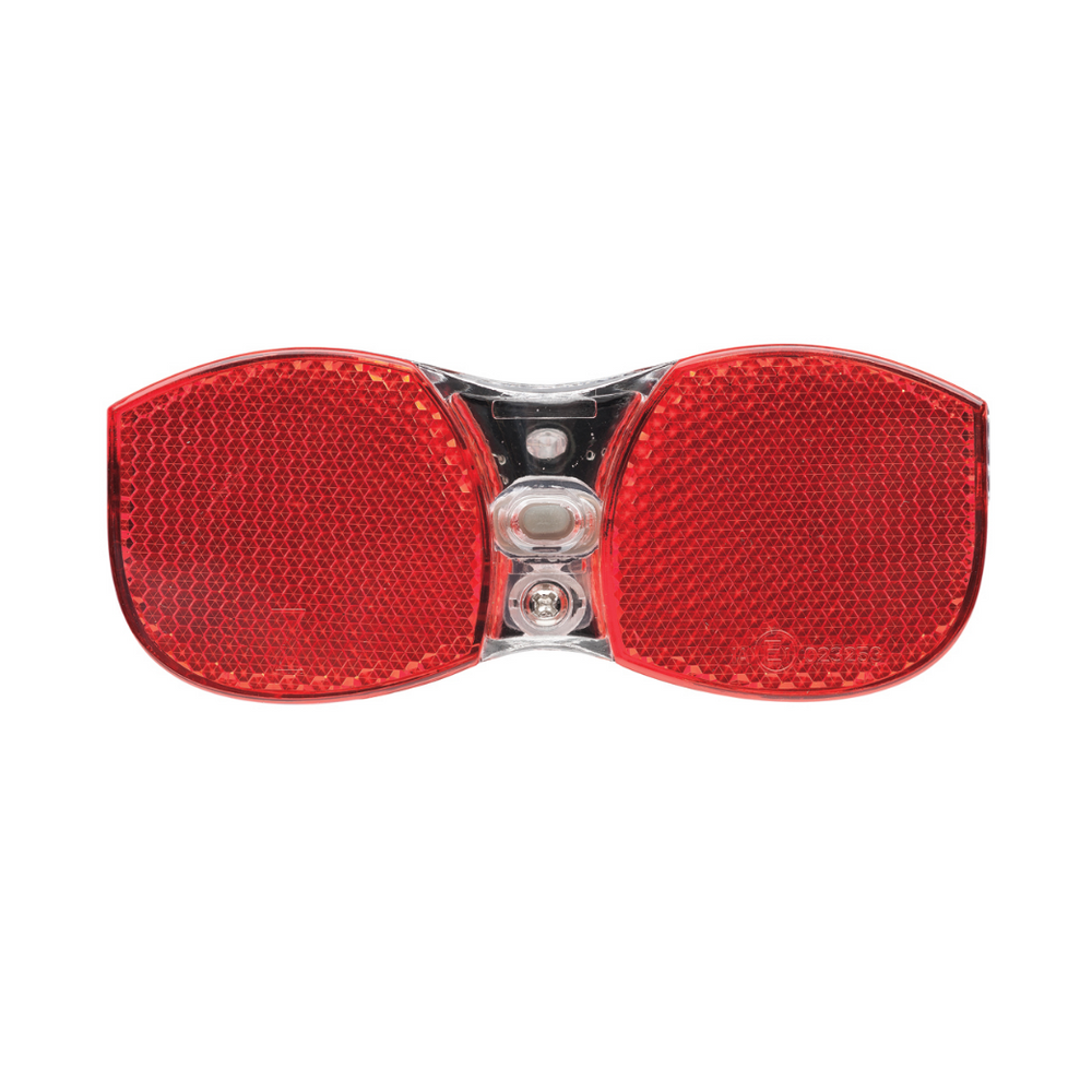 Axa LED City achterlicht Achter. montage 80mm. incl batterijen (werkplaatsverpakking)