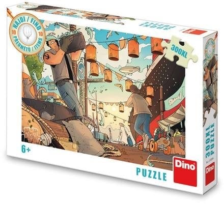Dinotoys dinopuzzel van een vissershaven - 300 stukjes