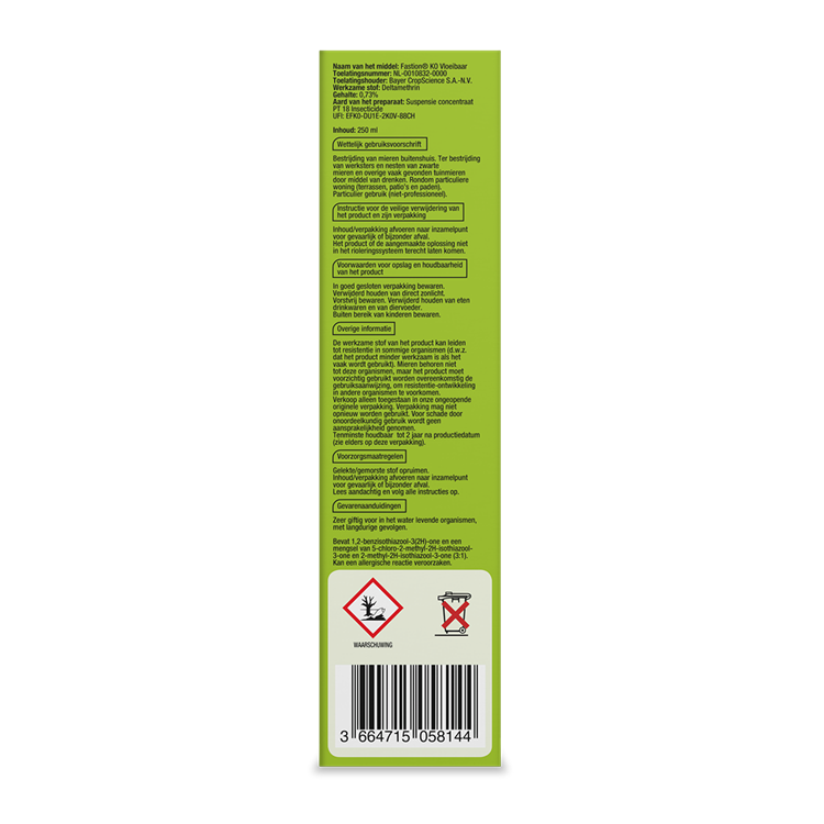 Bescherm tuin fastion ko vloeibaar pd 250ml