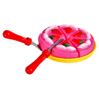 Basis voedseltaart met taartschep