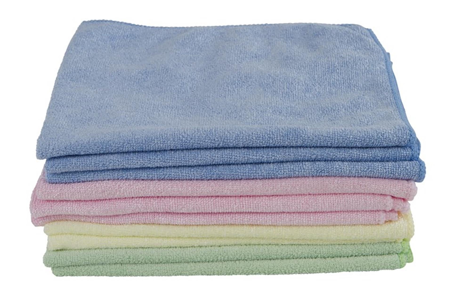 Luva microvezeldoek gebreid ca. 240-grams set ã 10 ca. 40x38 cm assorti kleur