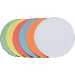 Presentatiekaarten franken rond 9,5 cm kleurenassortiment