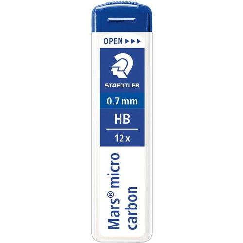 Potloodstiften staedtler mars hb 0,7mm 12 stuks