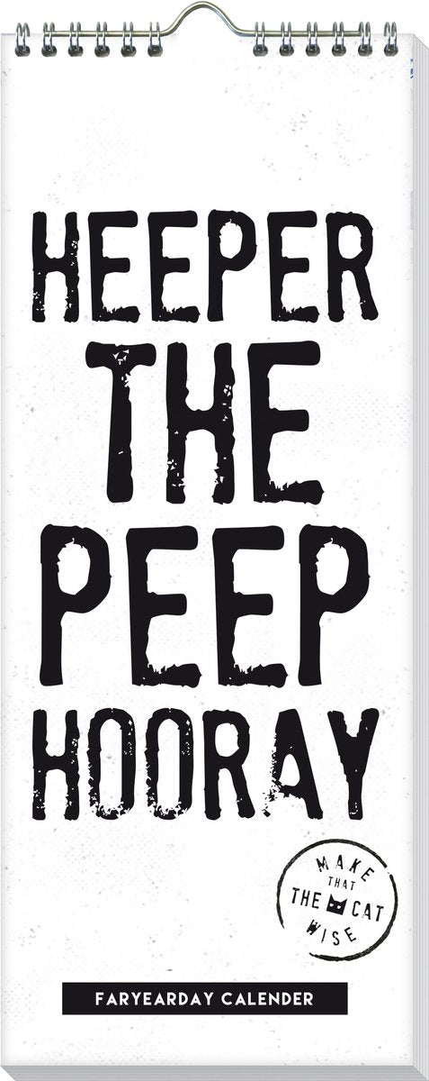 Interstat make that the cat wise verjaardagskalender - heeper the peep hooray