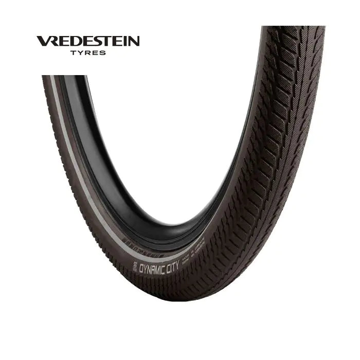Vredestein buitenband Dynamic City 28 x 1,75 bruin refl