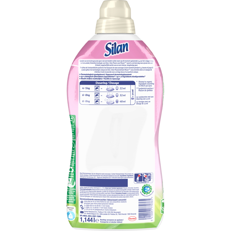 Silan 1074267 - classic pink 52wl 1.144l | 5 stuks