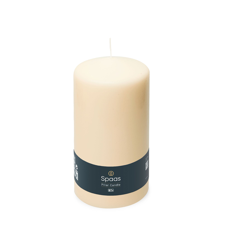 Spaas 1074414 - cilinderkaars 100 200 ivoor | 6 stuks