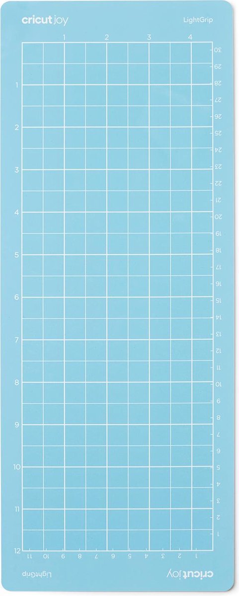 Cricut snijmat - joy light grip mat - 11,4 x 30,5 cm - lichtblauw