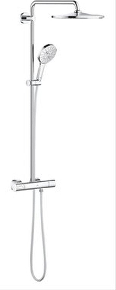 Grohe rainshower smartactive 310 regendouche mono rond - met thermostaatkraan - chroom - 26648000