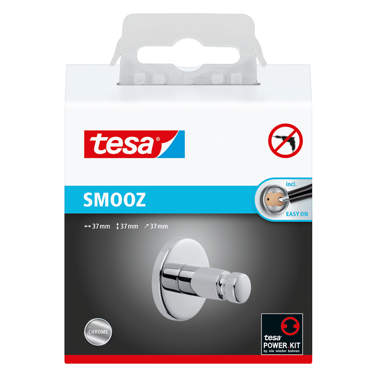 Tesa 1061438 - smooz handdoekhaak | 1 stuks
