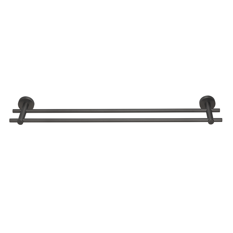Tesa 1072309 - moon grafiet handdoek rek dubbel | 2 stuks