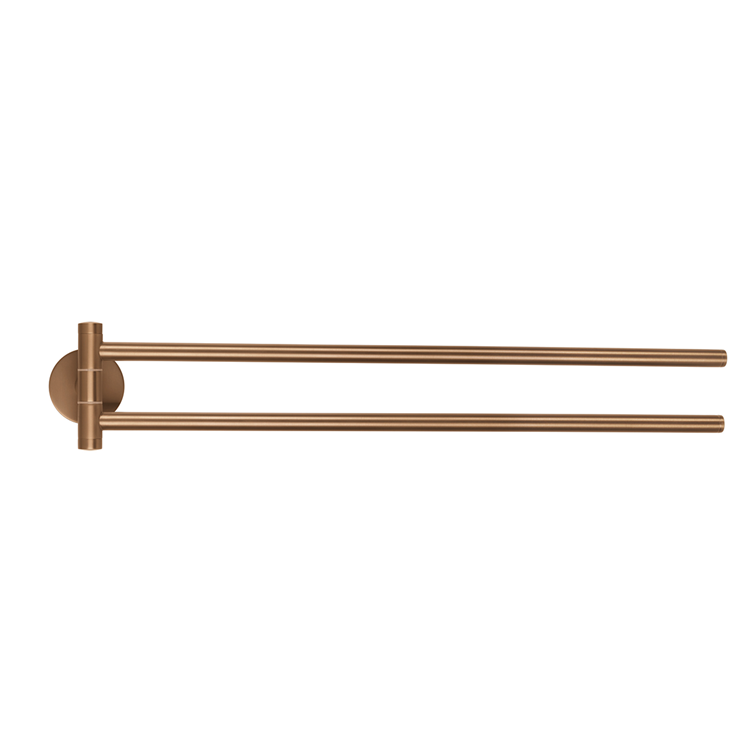 Tesa 1072313 - moon brons handdoekhouder 2-armig | 2 stuks