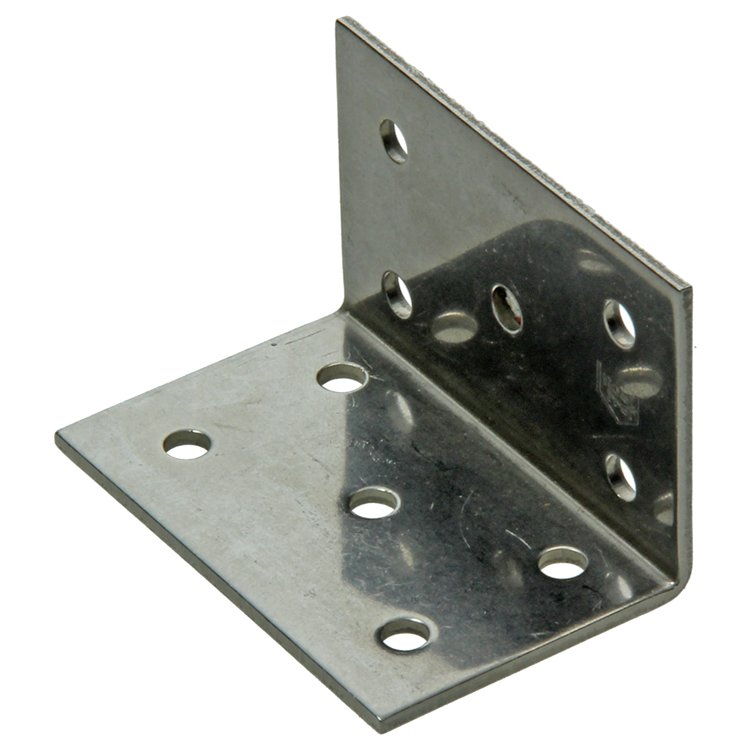 1015123 - verbindingshoek inox 40x40x60x2,5mm | 20 stuks