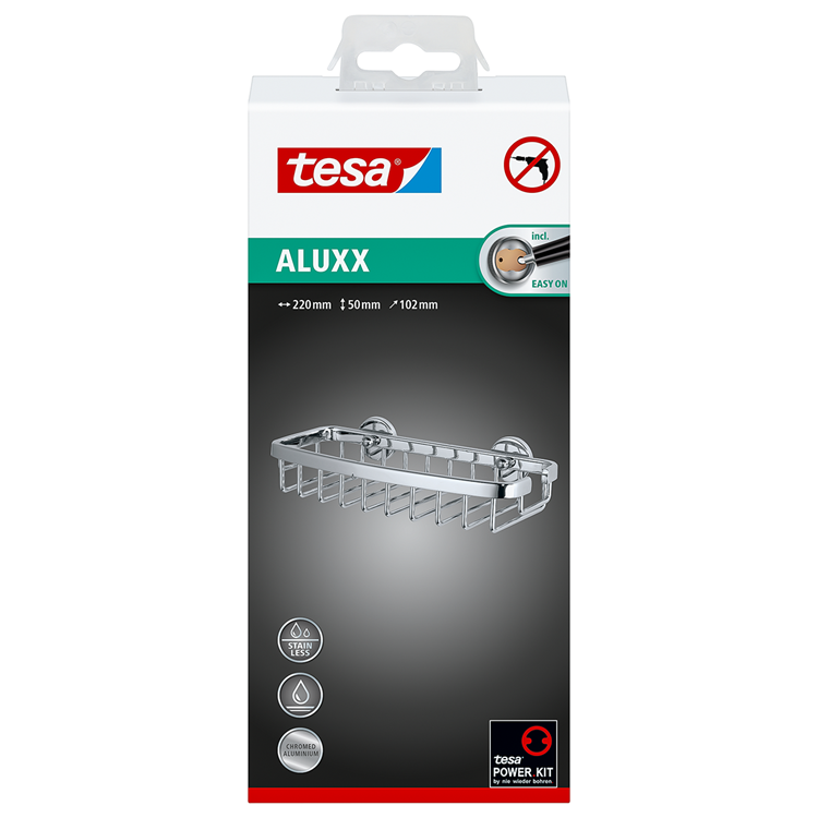 Tesa 1063232 - aluxx doucherek enkel | 1 stuks