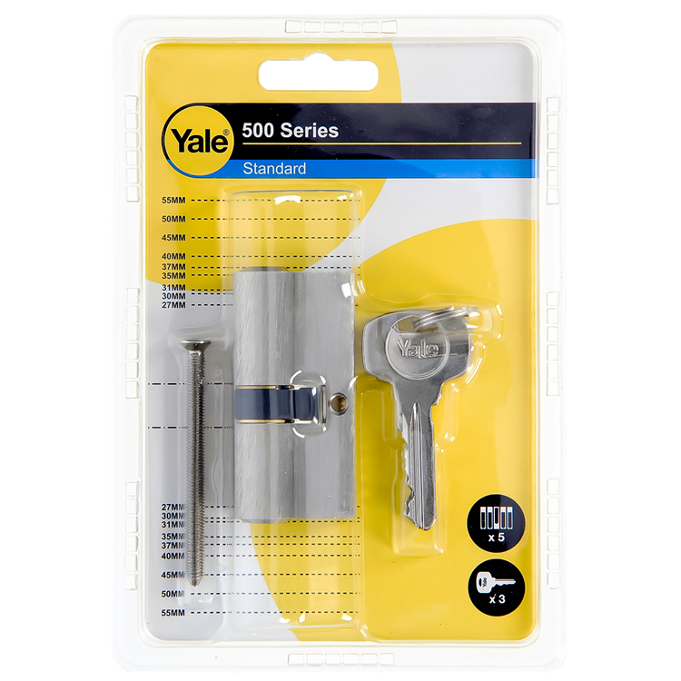 Yale 1060546 - profielcilinder 500 mv 65mm(30 35) | 5 stuks