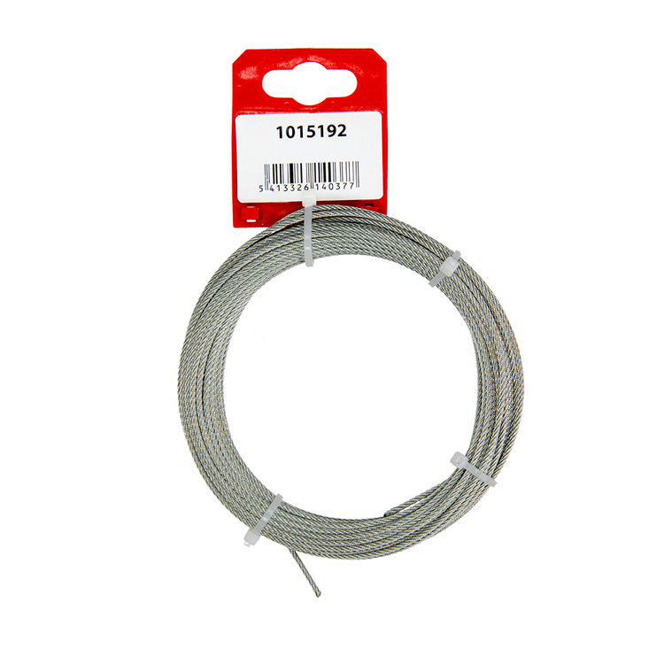 Mack 1015192 - staalkabel 7x7 rvs aisi 316 102mm wll 40 kg din en 12385-4 | 5 stuks